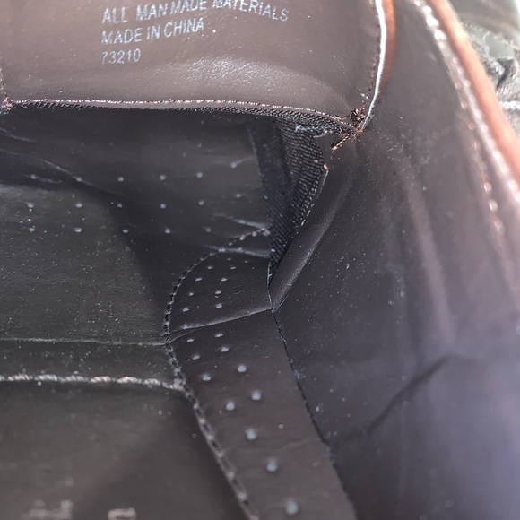 Van Heusen- Mens Gable Dress Shoes 10.5 Brown - Picture 8 of 8